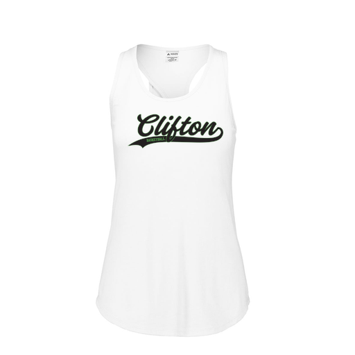 [3078.005.S-LOGO2] Ladies Tri Blend Tank Top (Female Adult S, White, Logo 2)