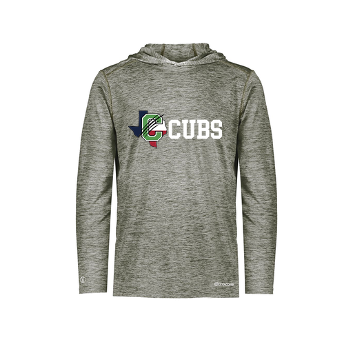 [FOLHCGGY-YS-LOGO3] Youth Charge Hoodie (Youth S, Gray, Logo 3)