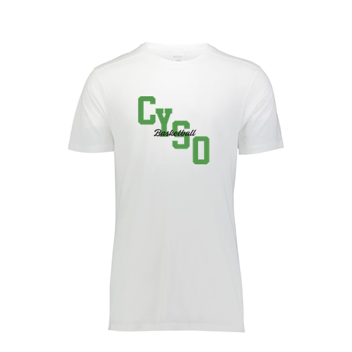 [FTSCUBWH-AS-LOGO1] Decker Men's Tri-Blend T-Shirt - Short Sleeve (Adult S, White, Logo 1)