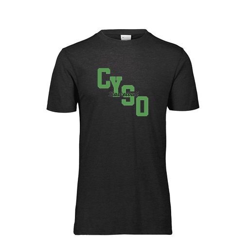 [FTSCUBBK-YS-LOGO1] Decker Youth Tri-Blend T-Shirt - Short Sleeve (Youth S, Black, Logo 1)
