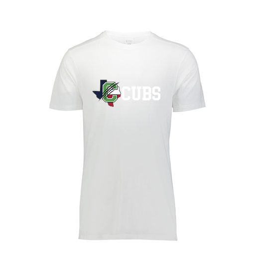 [FTSCUBWH-YS-LOGO3] Decker Youth Tri-Blend T-Shirt - Short Sleeve (Youth S, White, Logo 3)