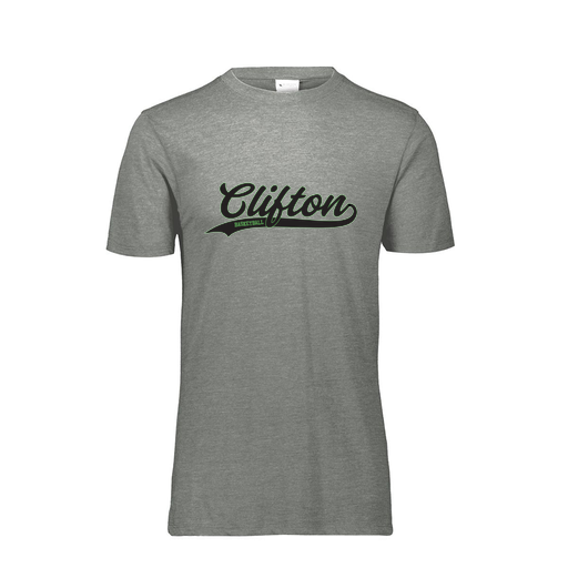 [FTSCUBGY-YS-LOGO2] Decker Youth Tri-Blend T-Shirt - Short Sleeve (Youth S, Gray, Logo 2)