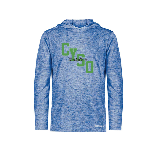 [FOLHCGRY-AS-LOGO1] Decker Men's Charge Hoodie (Adult S, Royal, Logo 1)