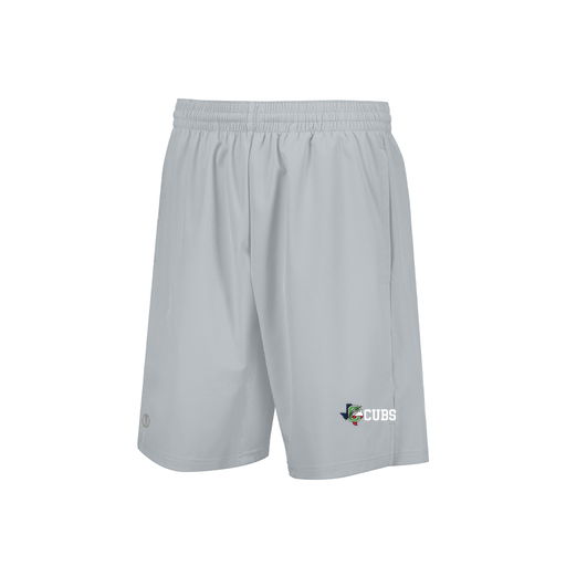 [229556.099.XS-LOGO3] Men's Weld Short (Adult XS, Silver, Logo 3)