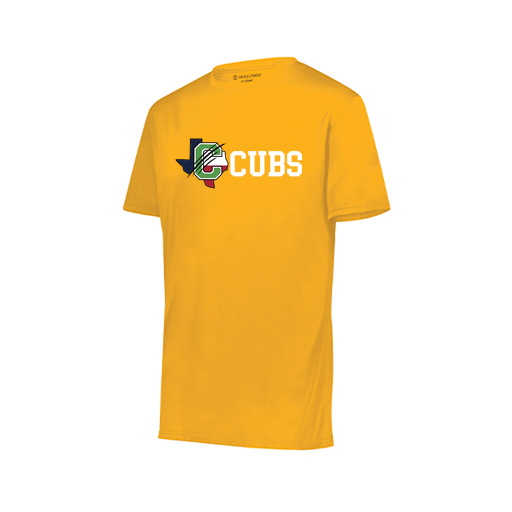 [222819.025.XXS-LOGO3] Youth Movement Dri Fit Shirt (Youth XXS, Athletic Gold, Logo 3)