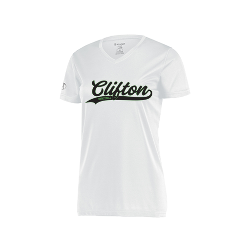[222820.005.S-LOGO2] Ladies Movement Dri Fit Shirt (Female Adult S, White, Logo 2)